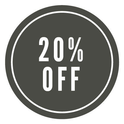 20% off